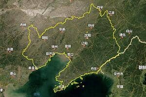遼寧省地圖