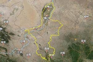 寧夏地圖