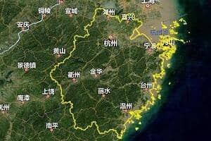 浙江省地圖