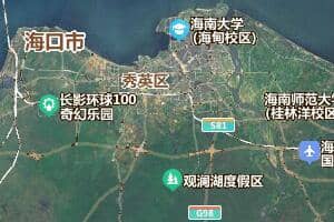 海南省地圖