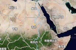 蘇丹地圖