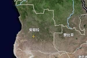 安哥拉地圖