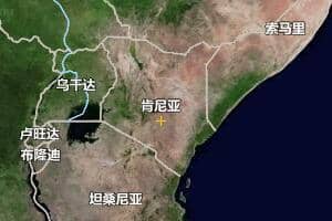 肯尼亞地圖
