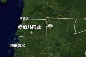 赤道幾內亞地圖