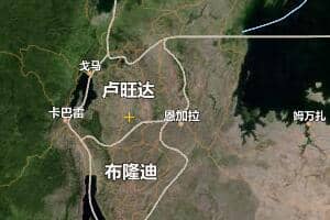 盧旺達地圖