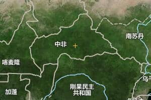 中非地圖