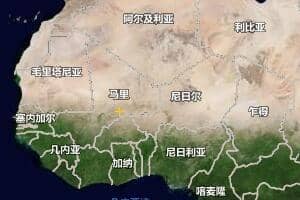 馬里地圖