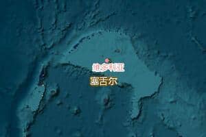 塞舌爾地圖