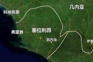 塞拉利昂地圖