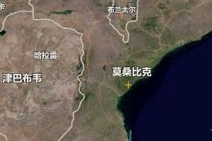 莫桑比克地圖