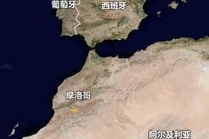 摩洛哥地圖