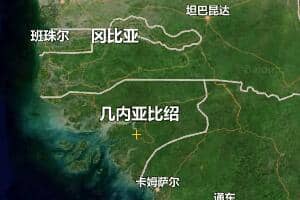 幾內亞比紹地圖