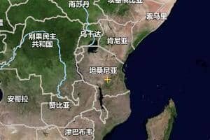 坦桑尼亞地圖