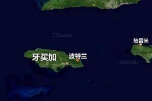 牙買加地圖