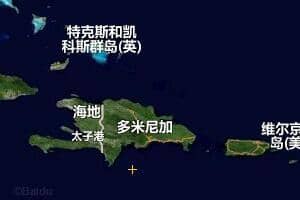 多米尼加地圖