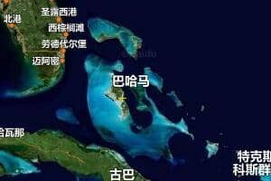 巴哈馬地圖