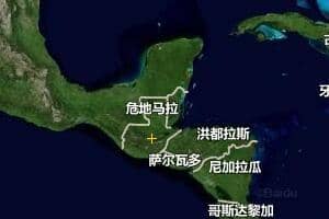 危地馬拉地圖