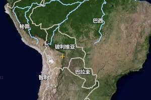 玻利維亞地圖