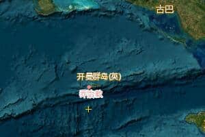 開曼群島地圖