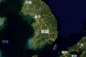 韓國地圖