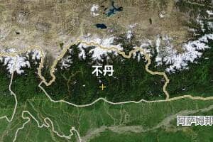 不丹地圖