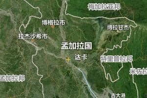 孟加拉地圖