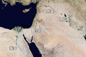 約旦地圖
