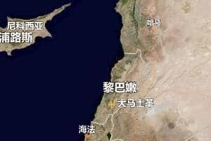 黎巴嫩地圖