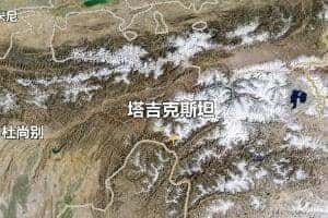 塔吉克斯坦地圖