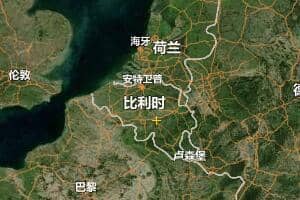 比利時地圖