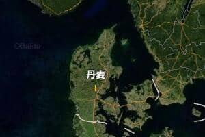 丹麥地圖