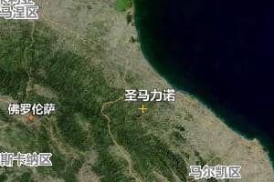 聖馬力諾地圖