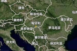 匈牙利地圖
