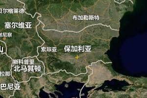 保加利亞地圖