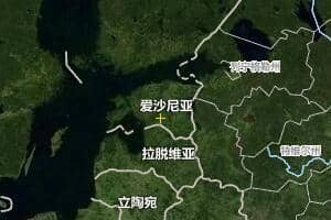 愛沙尼亞地圖