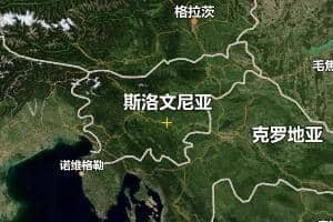 斯洛文尼亞地圖