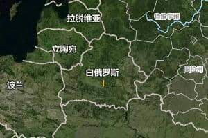 白羅斯地圖