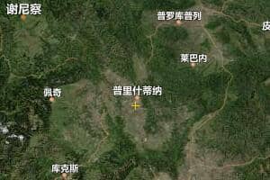 科索沃地圖