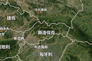 斯洛伐克地圖