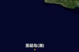 聖誕島地圖