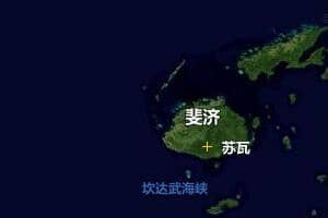 斐濟地圖