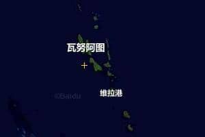 瓦努阿圖地圖