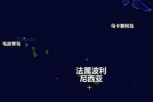 波利尼西亞地圖
