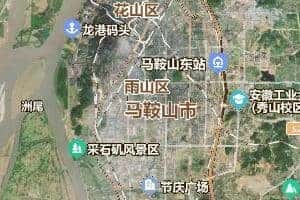 馬鞍山市地圖