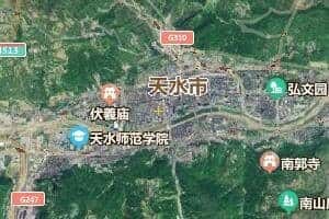 天水市地圖