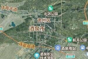 酒泉市地圖