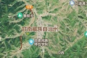 甘南州地圖