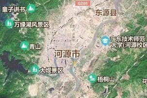 河源市地圖
