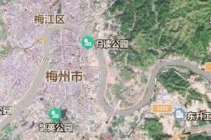 梅州市地圖