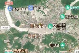 肇慶市地圖